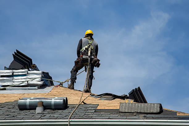 Professional Roof Replacement technician working in Concordia, NJ